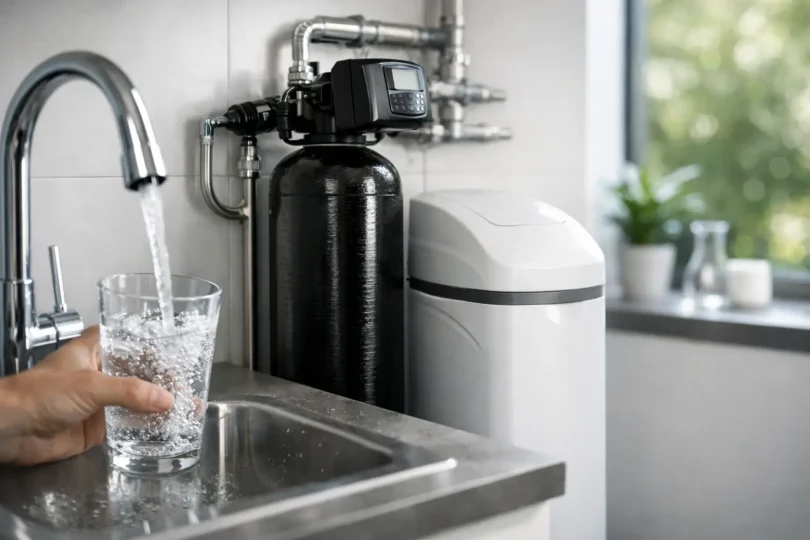 Wasserenthärtungsanlage ohne Regenerierabwasser