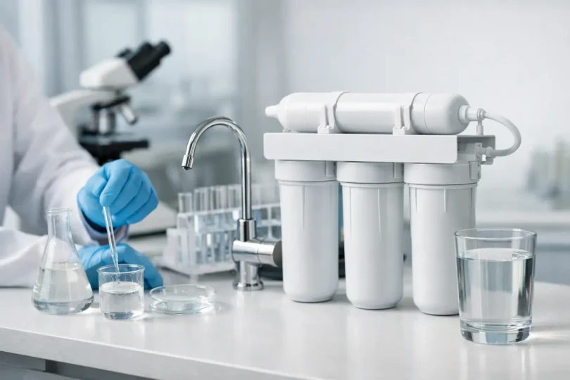 Laborgeprüfte Wasserfilter für zuhause prüfen