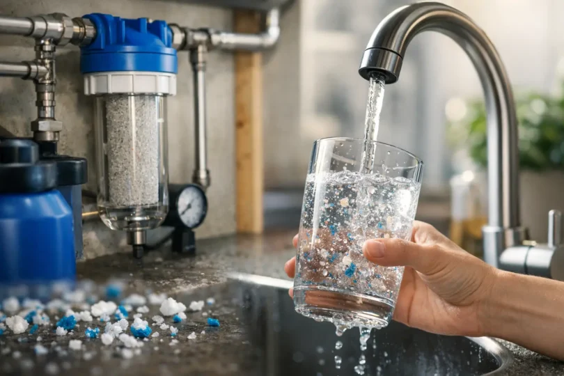 Wasserfilter gegen Mikroplastik im Haus
