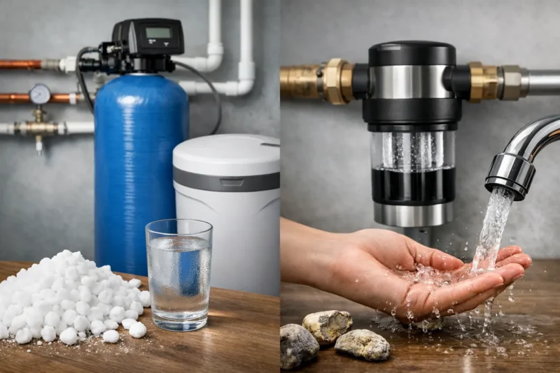 Salzanlage versus Kalkschutzsystem im Haus