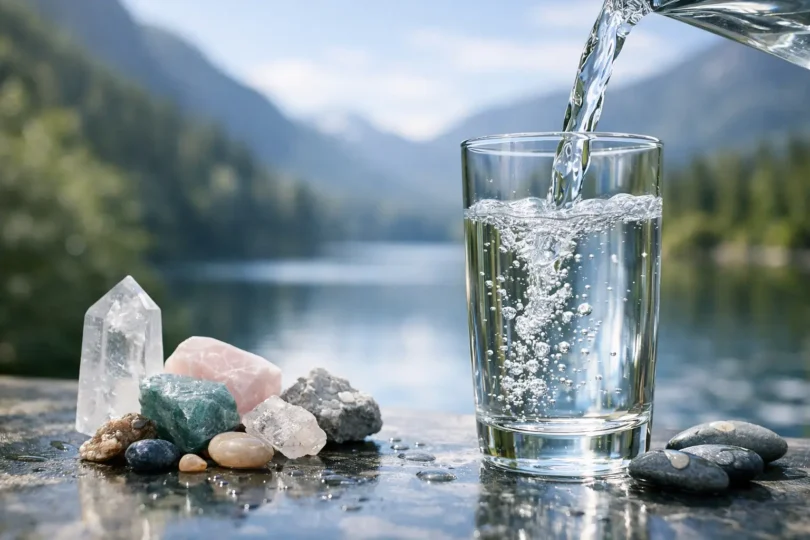 Mineralien im Trinkwasser erhalten ohne Salz