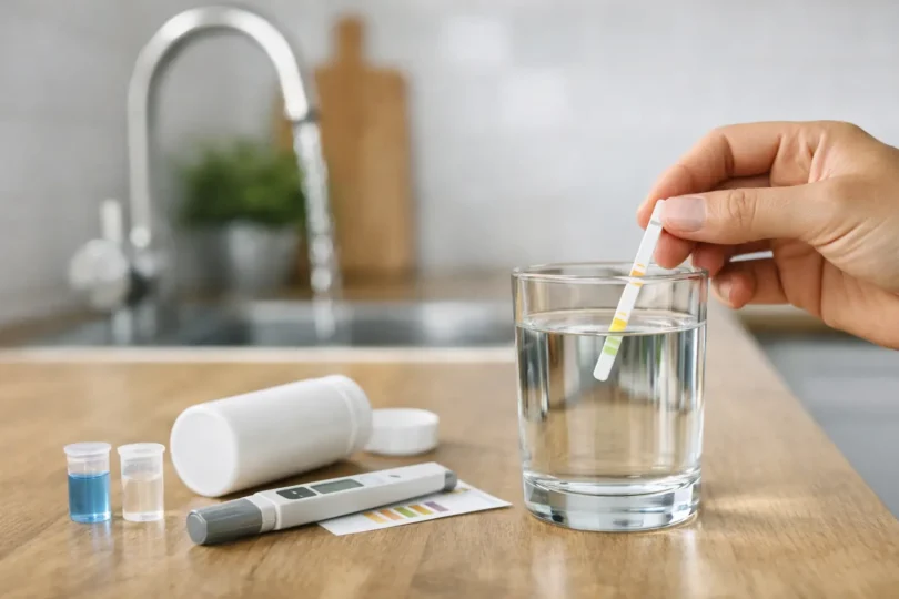 Wasserhärte zuhause richtig messen - so geht es